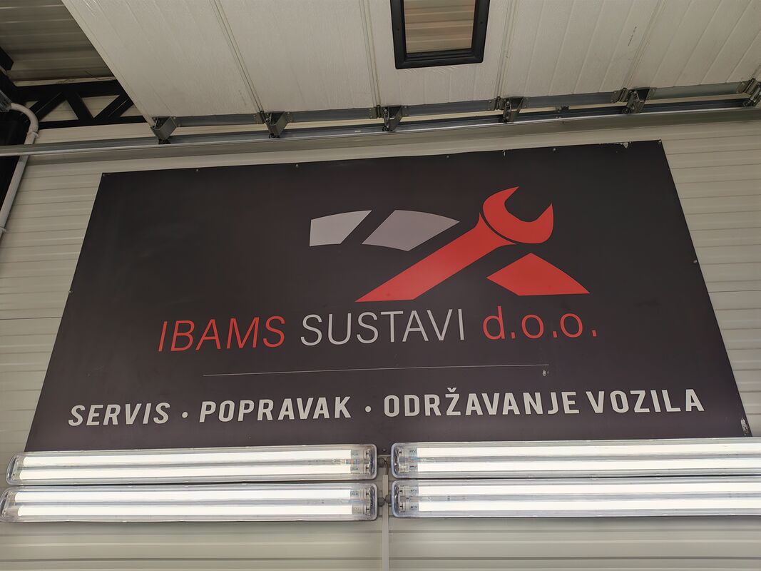 IBAMS SUSTAVI d.o.o. - autoservis tabla